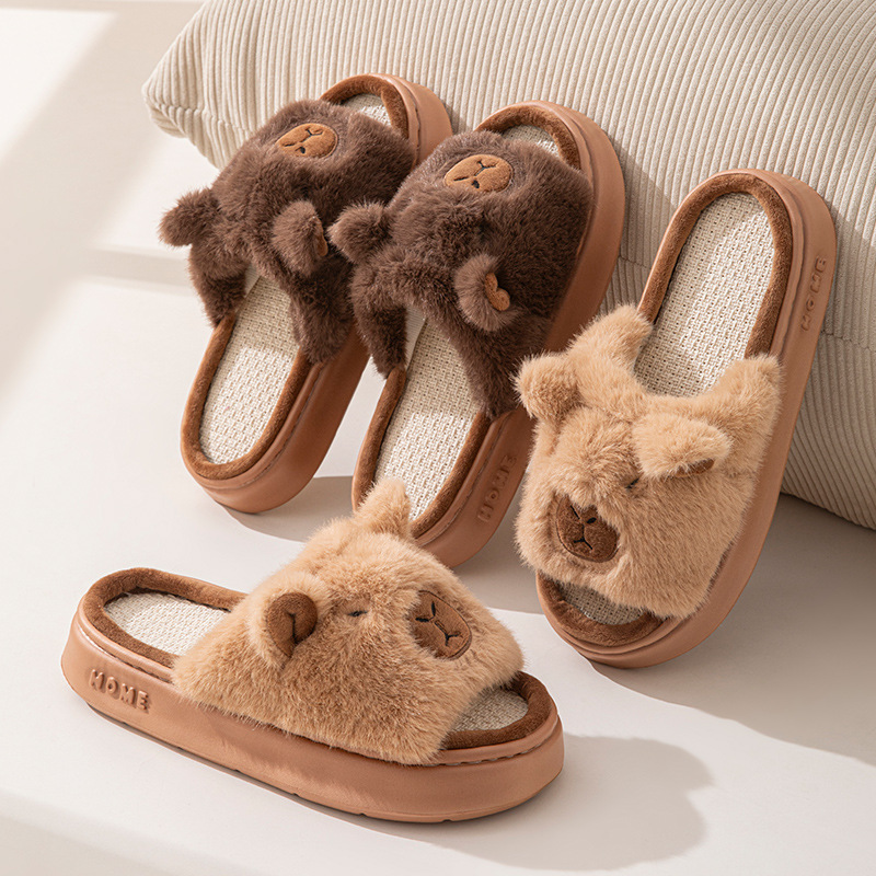 Women Shoes On Sale - Chinelos Femininos de Cânhamo com Estampa