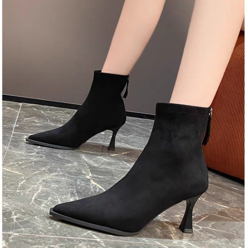 Botas Femininas de Cano Curto  - Leopard Print Heels avaliação e preço