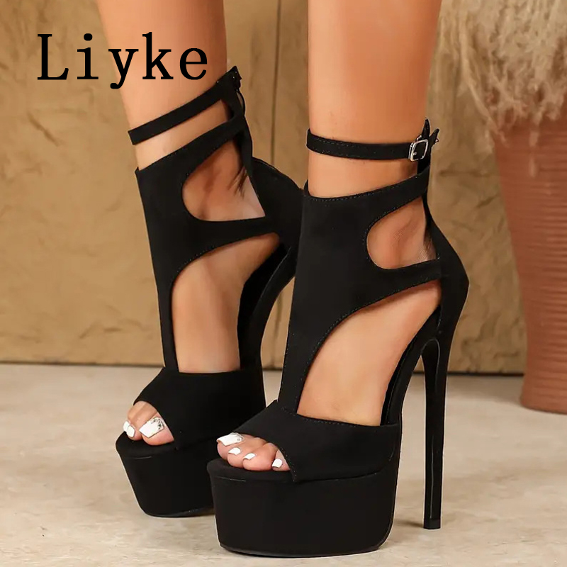 Liyke modelo mostrar sexy sand - Leopard Print Heels avaliação e preço