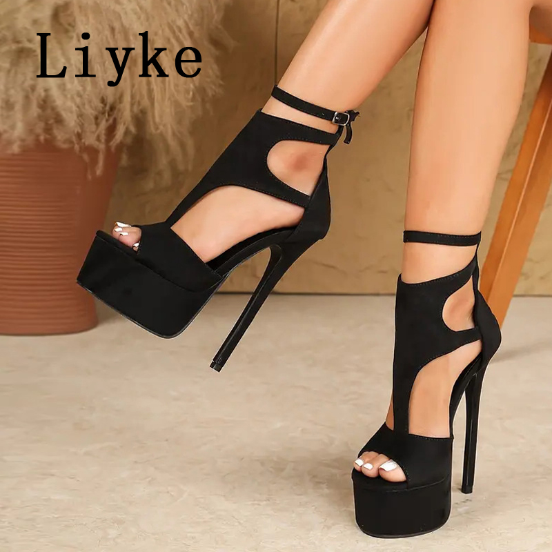 Liyke modelo mostrar sexy sand - Leopard Print Heels avaliação e preço
