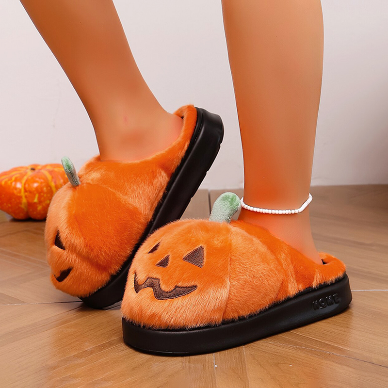 Chinelos de Pelúcia 3D de Abób - Women Shoes On Sale avaliação e preço