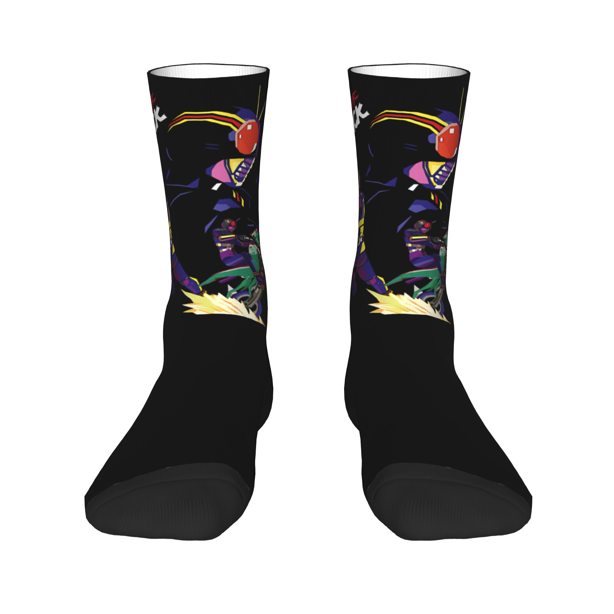 Kamen Rider Meias médias preta - Women'S Shoes For Crews avaliação e preço